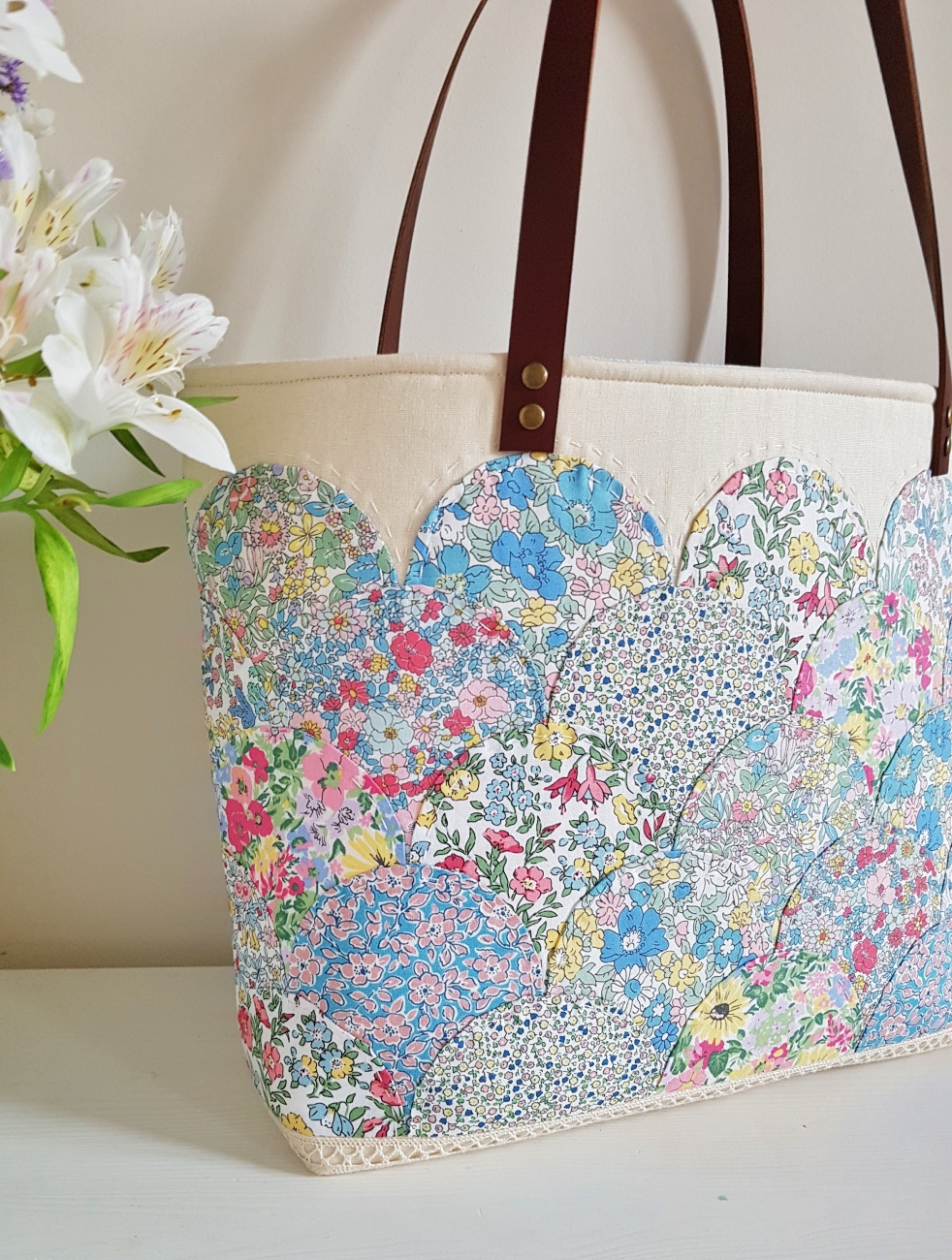 Liberty Flower Show Spring - Clamshell Tote